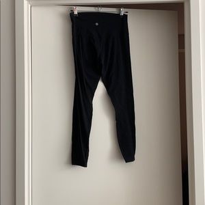 Black lululemon align pant; 28’’; size 8